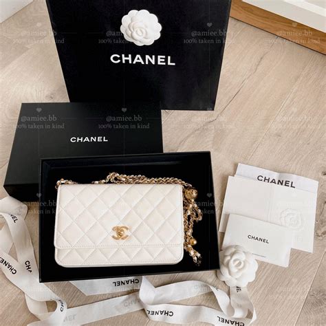 chanel woc white|chanel timeless wallet on chain.